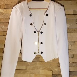 2 Blazers one pink one white